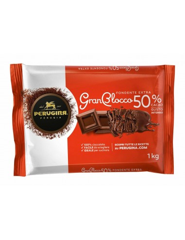 Perugina gran blocco kg1 fondente 44% trasimeno...