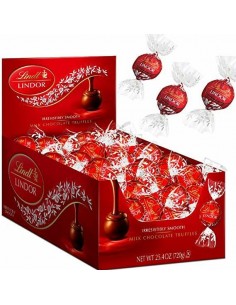 Lindt boules lindor gr12,5x96 latte