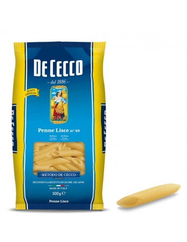 De cecco pasta gr500 n40 penne lisce