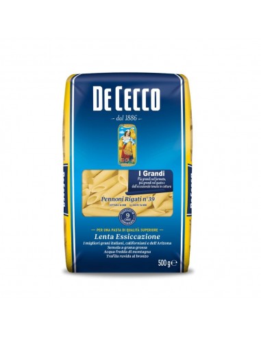 De cecco pasta gr500 n39 pennoni rigati