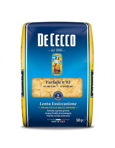 De cecco pasta gr500 n93 farfalle