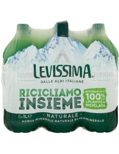 Acqua levissima cl100x6 naturale pet