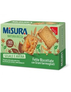 Misura fette gr320 natura ricca segale e avena