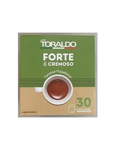 Toraldo capsule pz30 nespresso forte cremoso