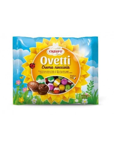 Crispo ovetti ciocc. latte crema nocciola gr.850