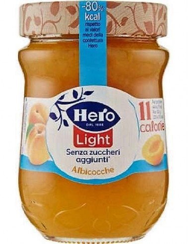 Hero confettura light gr280 albicocca