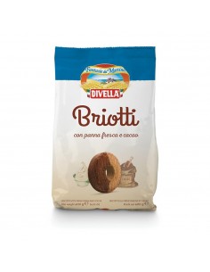 Divella biscotti gr400 briotti cacao/panna