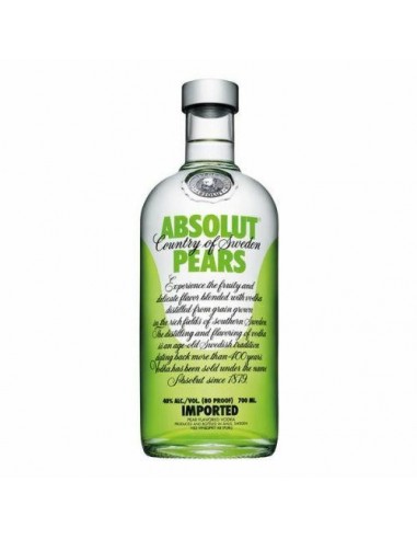 Vodka absolut cl70 pears