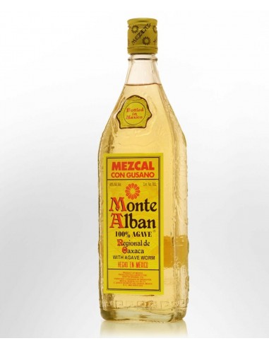 Mezcal con gusano cl70 monte alban