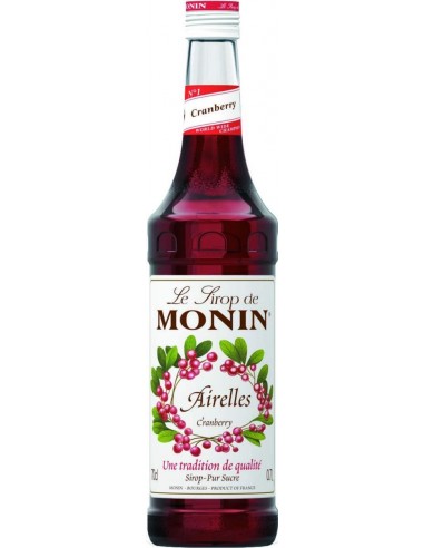 Monin sciroppo cl70 mirtillo rosso cranberry