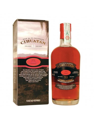 Rum cihuatan el salvador 12y cl70