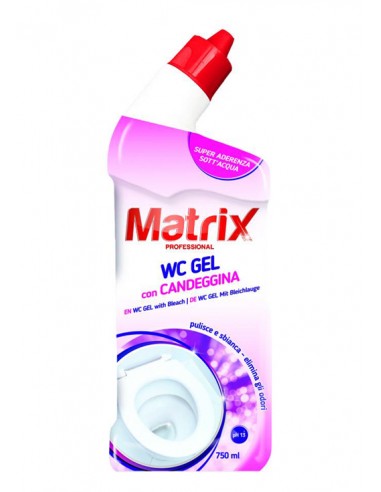 Detergente wc gel con candeggina trigger ml.750...