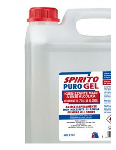 Gel igienizzante cosmetico ricarica lt.5