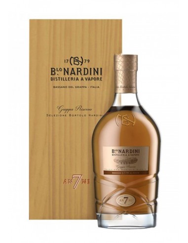 Nardini grappa cl70 riserva 7 anni legno