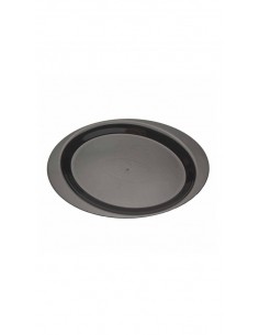 Gold plast piatto cocktail nero mm.185 x50