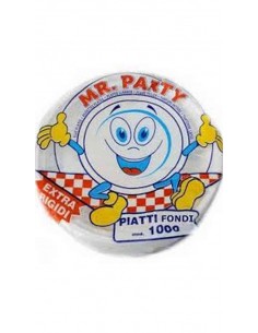 New chic piatti mr party mod.1000 fondi