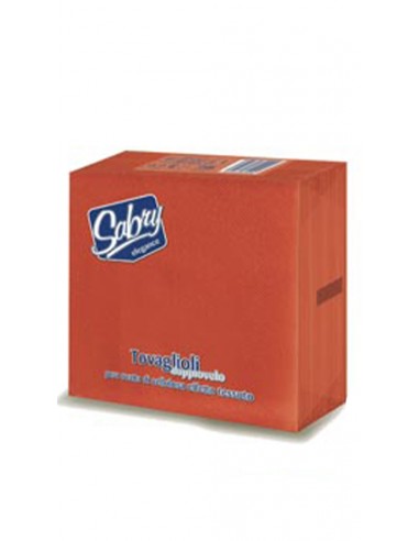 Sabry tovaglioli elegance 38x38 rosso