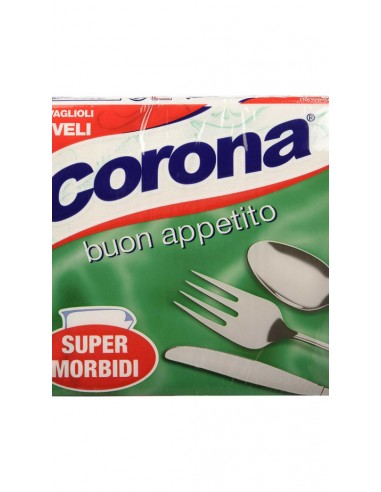 Corona tovaglioli 33x33 super morbidi conf....
