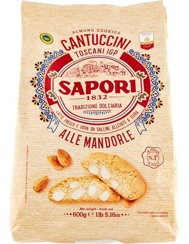 Sapori cantuccini gr250 mandorla