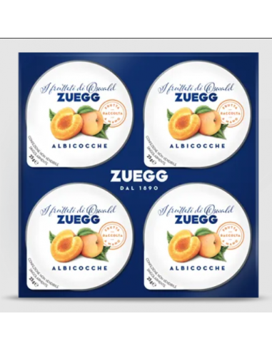 Zuegg monoporzione gr25x4 albicocca
