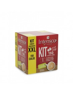 Intenso box cialde 150pz caffe  forte xxl+carte