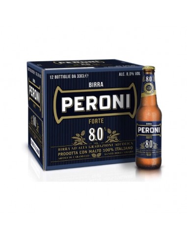 Birra peroni forte 8.0 cl33x12