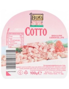 Becher cubetti gr100 cotto s/polif.