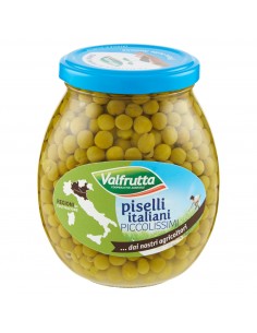 Valfrutta piselli gr360 piccolissimi vetro