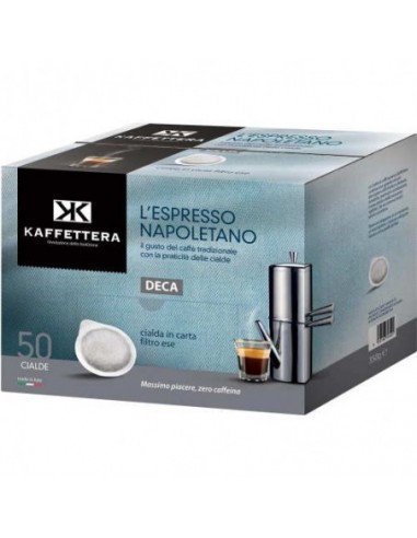 Kaffettera cialde 50 decaffeinato