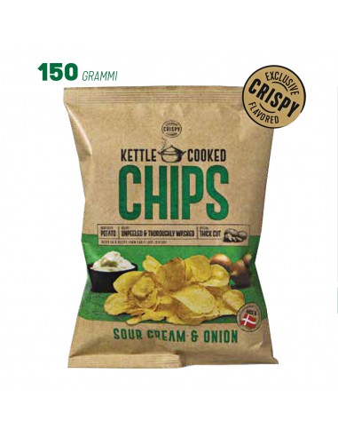 Kettle cooked chips gr150 sour cream & onion