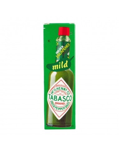 Salsa tabasco green pepper jalapeno verde ml.60