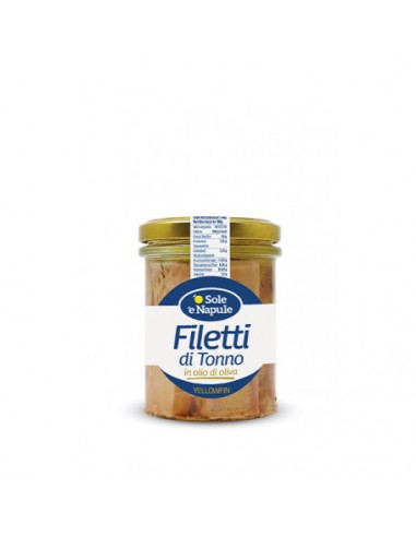 O sole e napule tonno gr180 filetti yellowfin