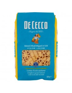 De cecco pasta gr500 n159 mezzi ditali rigati