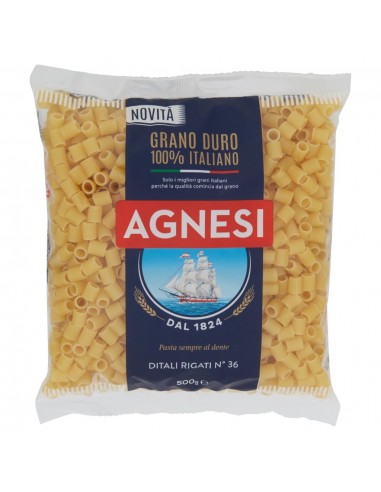 Agnesi pasta gr500 ditali rigati