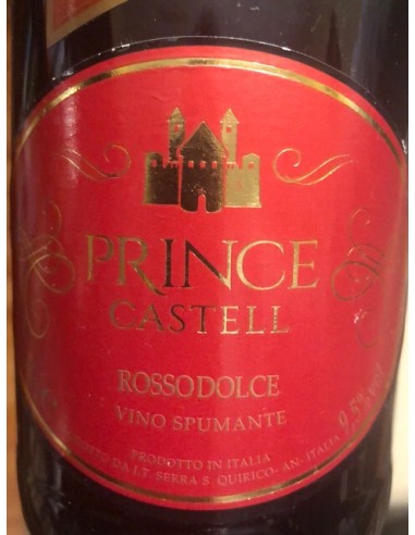 Prince castell rosso dolce cl75 vino spumante