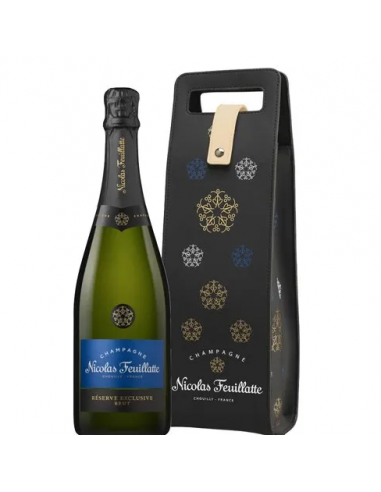Champagne feuillatte cl75 res.exc.brut sacchetto seau