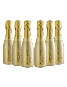 Bottega conf.6 birilli gold in astuccio pvc cl.20