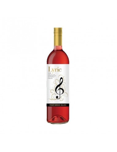 Lyric pinot grigio cl75 blush doc 2018
