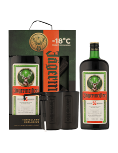 Jagermeister amaro cl175+ 2bicch.+ pump