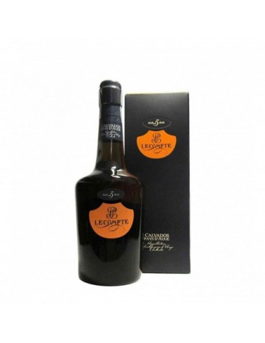 Calvados brandy cl70 lecompte 5y ast.