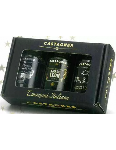 Castagner kit grappe cl10 3 bottiglie