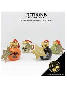 Petrone set da 4 xmas balls cl.5 creme assortite