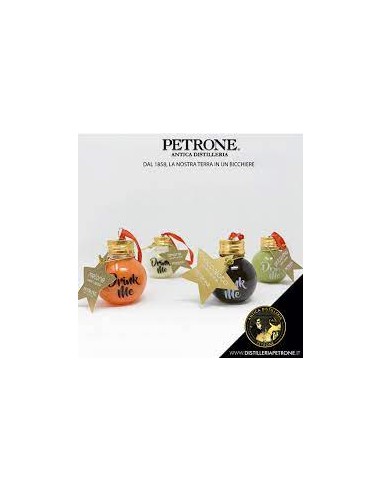 Petrone set da 4 xmas balls cl.5 creme assortite
