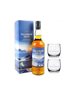 Whisky talisker cl70 10y +2 bicchieri