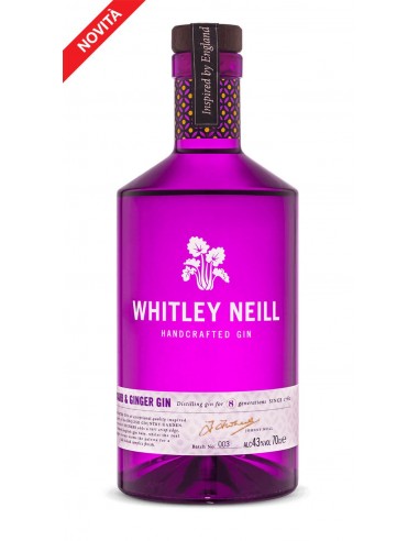 Gin whitley neill cl70 rhubarb & ginger