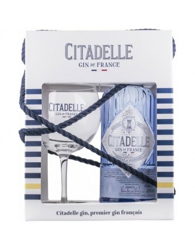 Citadelle gin glass pack 44% cl.70