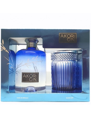 Gin akori premium cl70 pack + bicchiere