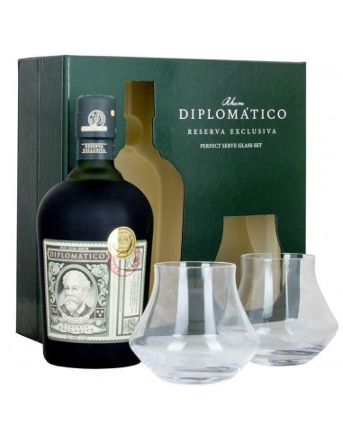 Rum diplomatico cl70 res.exclusiva 6bt+12 bicchieri