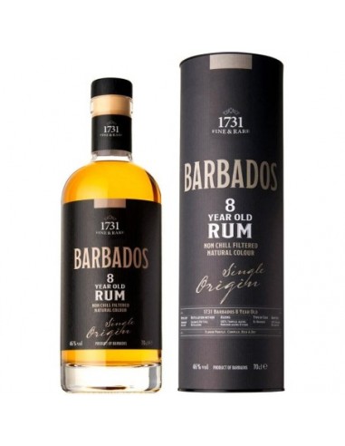 Rum 1731 barbados 8y cl70