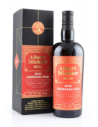 Rum a.michler cl.70 demerara 2010 single cask collection